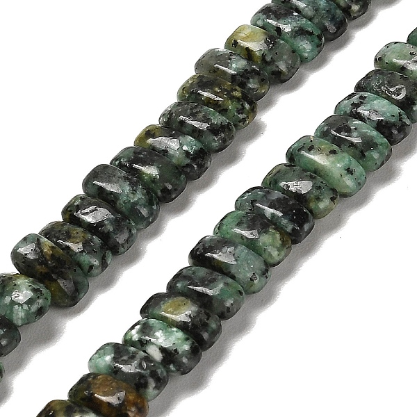 

PandaHall Dyed Natural African Turquoise(Jasper) Beads Strands, Rectangle, 9x4x4.5mm, Hole: 1mm, about 93pcs/strand, 15.28 inch(38.8cm)...