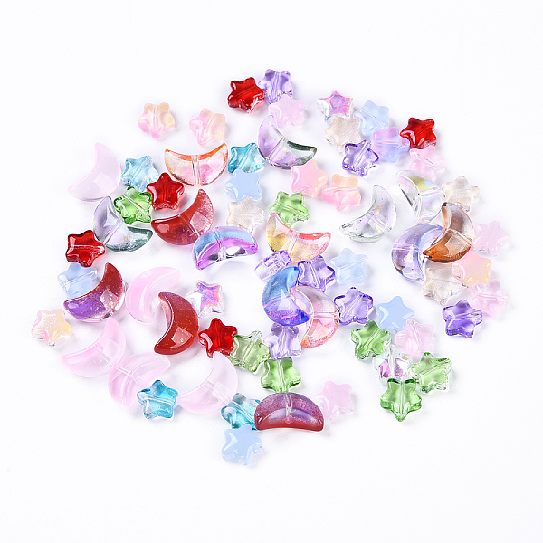 70Pcs Transparent G… - image
