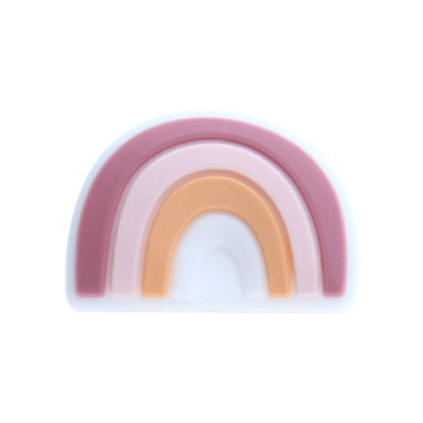 

PandaHall Food Grade Eco-Friendly Silicone Focal Beads, Chewing Beads For Teethers, DIY Nursing Necklaces Making, Rainbow, Colorful, 18x25mm...