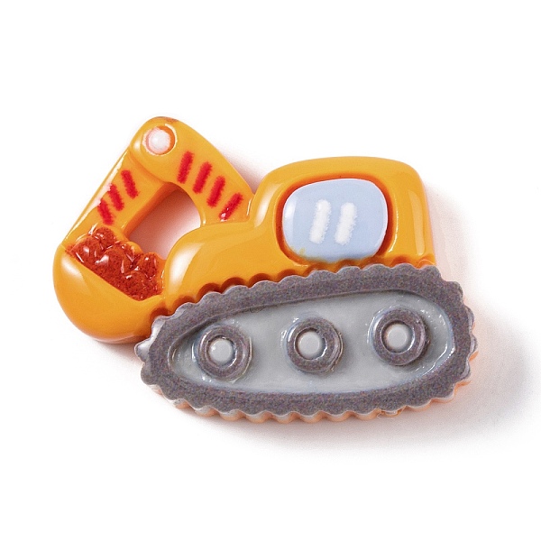

PandaHall Playing Theme Opaque Resin Decoden Cabochons, Toy Excavator, 21.5x27.5x7.5mm Resin Playing Theme