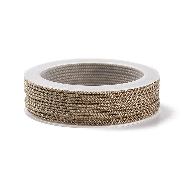 

PandaHall Braided Nylon Threads, Dyed, Knotting Cord, for Chinese Knotting, Crafts and Jewelry Making, Rosy Brown, 1mm, about 21.87 yards...