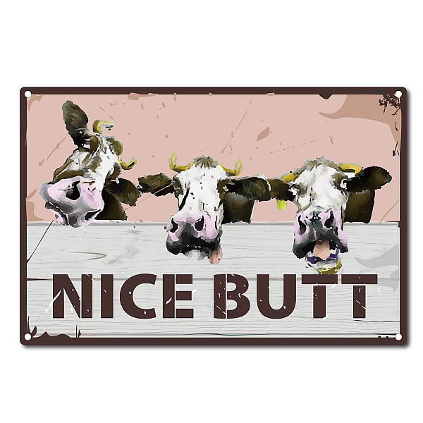 

PandaHall Vintage Metal Tin Sign, Wall Decor for Bars, Restaurants, Cafes Pubs, Animal Pattern, 30x20cm Tinplate Other Animal