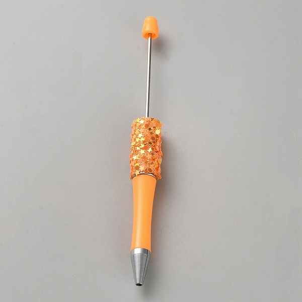 Penna a sfera con paillettes a stella
