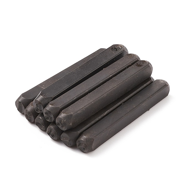 

PandaHall Iron Number 0~9 Seal Stamps, Black, 33x32x67mm, Number: 3x5mm Iron Black