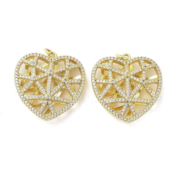

PandaHall Rack Plating Brass Micro Pave Clear Cubic Zirconia Pendants, with Jump Ring, Long-Lasting Plated, Lead Free & Cadmium Free &...