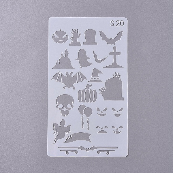 

PandaHall Plastic Drawing Stencil, Drawing Scale Template, For DIY Scrapbooking, White, 17.9x10.2x0.04cm Plastic White