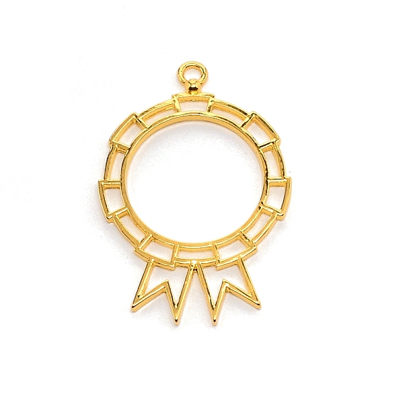 

PandaHall Alloy Open Back Bezel Pendants, For DIY UV Resin, Epoxy Resin, Pressed Flower Jewelry, Medal, Golden, 50x34x2mm, Hole: 3mm Alloy...