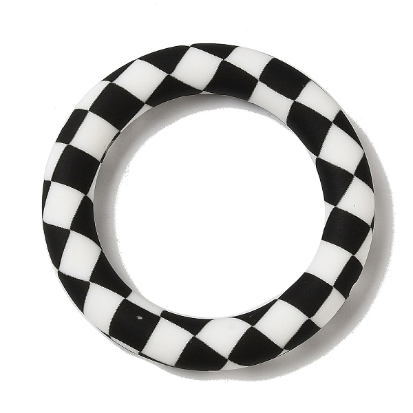 

PandaHall Silicone Beads, Ring, WhiteSmoke, 65x10mm, Hole: 3mm Silicone Ring White