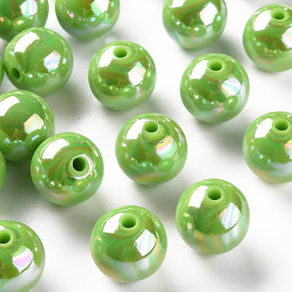 Opaque Acrylic Beads - image