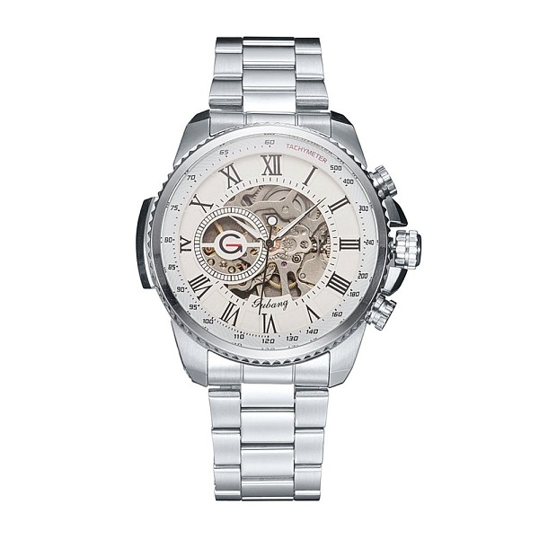 

PandaHall Alloy Watch Head Mechanical Watches, with Stainless Steel Watch Band, Stainless Steel Color, 220x20mm, Watch Head: 51x52x14.5mm...