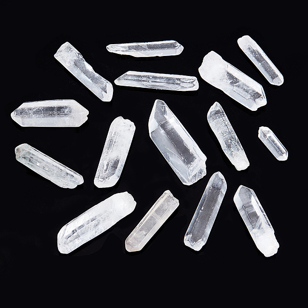 

PandaHall AHANDMAKER Natural Rough Quartz Crystal, Multiaspect Clear Quartz Crystal, 0.75~1.93 Inch Natural Clear Quartz Points Stones for...
