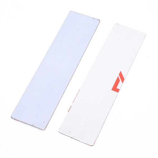 

PandaHall Blank Stainless Steel Plates, Temporary Stop Sign, Gold, 140x35x1mm Stainless Steel Gold