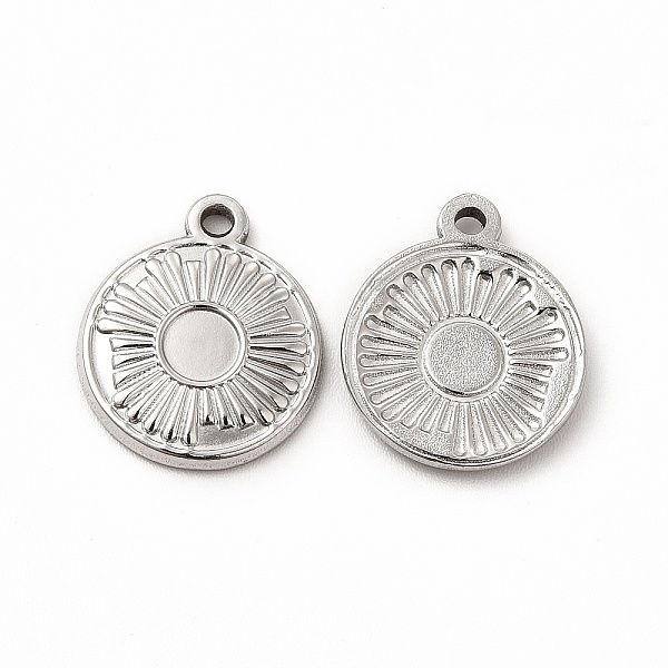 

PandaHall 304 Stainless Steel Pendant Cabochon Settings, Flat Round, Stainless Steel Color, Tray: 4.5mm, 17x14x2mm, Hole: 1.4mm 304...