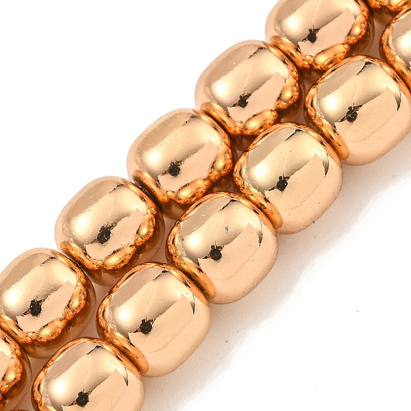 Electroplated Synthetic Non-magnetic Hematite Beads Strands