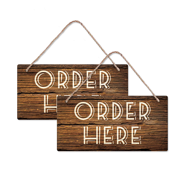 

PandaHall Natural Wood Hanging Wall Decorations, with Jute Twine, Rectangle, Colorful, Word, 15x30x0.5cm Wood Word