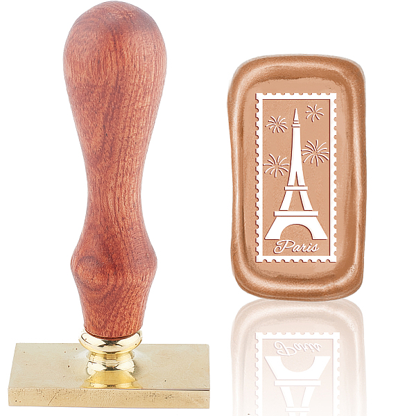 

PandaHall Wax Seal Stamp Set, Sealing Wax Stamp Solid Brass Head, Wood Handle Retro Brass Stamp Kit Removable, for Envelopes Invitations...