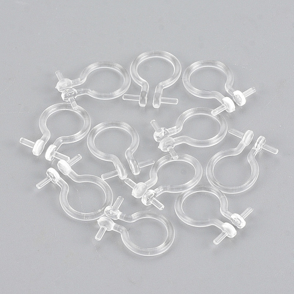 Plastic Clip-on Earring Findings