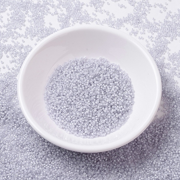 

PandaHall MIYUKI Delica Beads, Cylinder, Japanese Seed Beads, 11/0, (DB0080) Pale Violet Lined, 1.3x1.6mm, Hole: 0.8mm, about 20000pcs/bag..., Purple