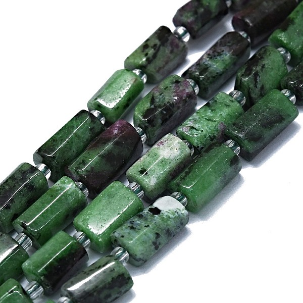 

PandaHall Natural Ruby in Zoisite Beads Strands, Nuggets, 6~12x6~7mm, Hole: 0.8mm, about 26~35pcs/strand, 15.55''~16.14''(39.5~41cm) Ruby in...