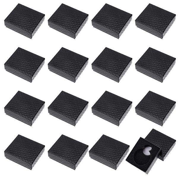 Rhombus Textured Paper Single Watch Packaging Boxes
