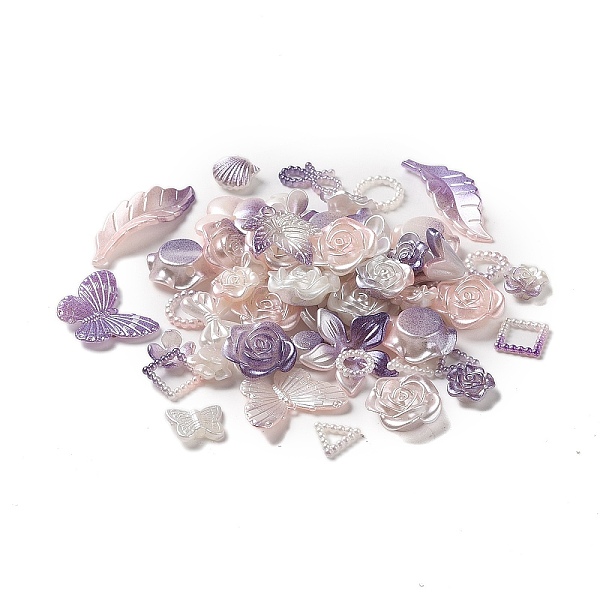 

PandaHall DIY Baroque Jewelry Making Finding Kit, Including Gradient Acrylic Charms and Beads, Mixed Shapes, Purple...