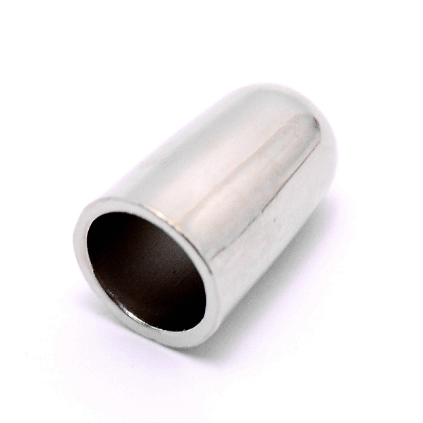 

PandaHall Alloy Cord Ends, End Caps, Platinum, 14x10mm, Hole: 4.5mm, Inner Diameter: 7.5mm Alloy