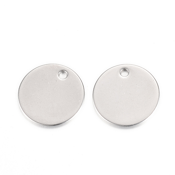 

PandaHall 304 Stainless Steel Stamping Blank Tag Pendants, Flat Round, Stainless Steel Color, 12x0.5mm, Hole: 1mm 304 Stainless Steel Flat...
