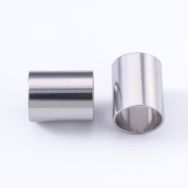 

PandaHall 304 Stainless Steel Beads, Large Hole Beads, Column, Stainless Steel Color, 10x8mm, Hole: 7.2mm 304 Stainless Steel Column