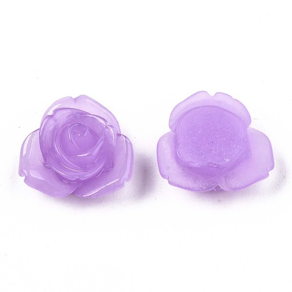

PandaHall Resin Cabochons, Flower, Dark Orchid, 15x7mm Resin Flower