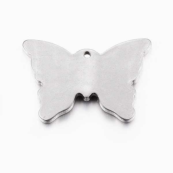 

PandaHall 304 Stainless Steel Pendant Enamel & Rhinestone Settings, Butterfly, Stainless Steel Color, Fit For 1mm Rhinestone, 18x25x2mm...