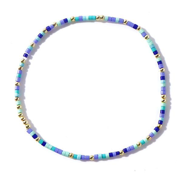 

PandaHall Bohemian Style Colorful Beaded Handmade Glass Bracelet for Women Glass