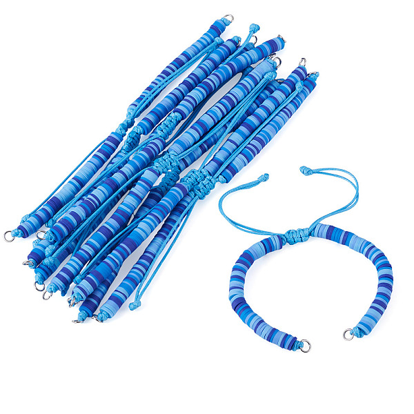 Handmade Polymer Clay Bead Bracelets Making