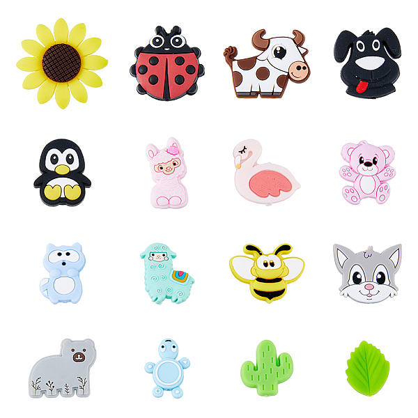 16Pcs 16 Style Sili… - image