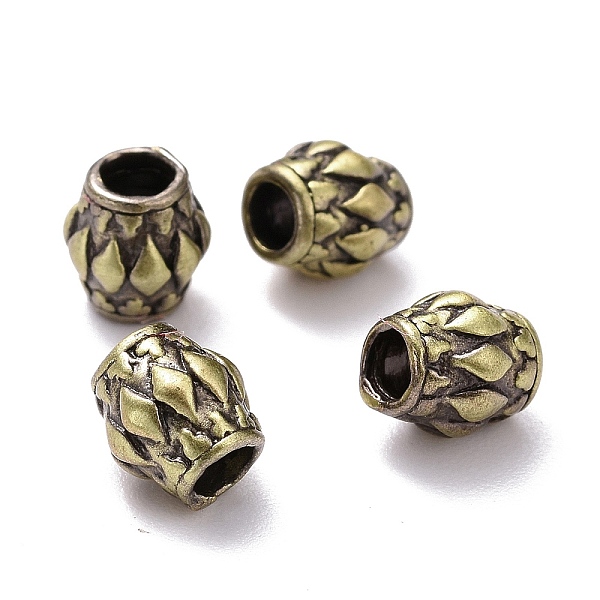 

PandaHall Tibetan Style Brass Beads, Cadmium Free & Lead Free, Column, Brushed Antique Bronze, 6.5x6mm, Hole: 2.5mm Brass Column