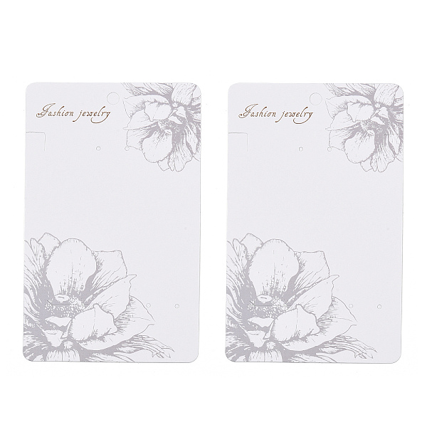 Rectangle Flower Earring Display Cards