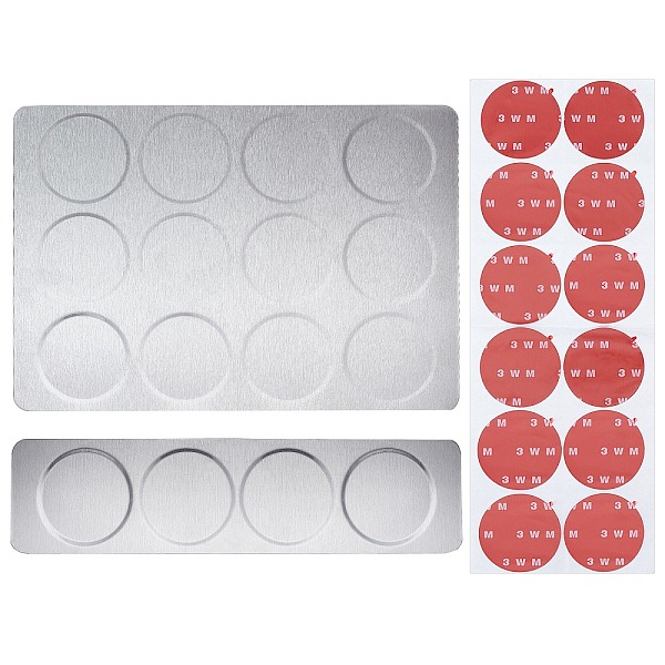 

PandaHall CHGCRAFT 4 Sets 2 Style 430 Stainless Steel Base, with Plastic Sticker, Stainless Steel Color, 74x301x1.1mm Stainless Steel