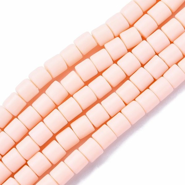 

PandaHall Polymer Clay Bead Strands, Column, Lavender Blush, 5~7x6mm, Hole: 1.5~2mm, about 61~69pcs/strand, 15.74 inch Polymer Clay Column..., Pink