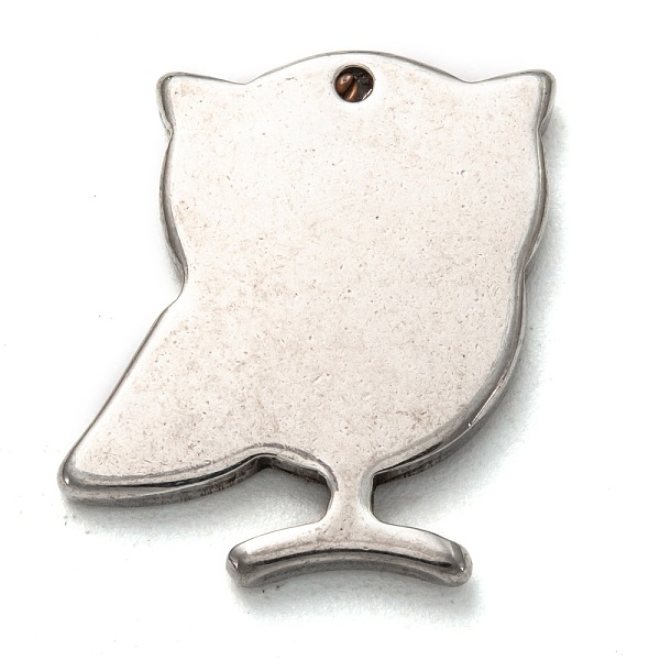 

PandaHall 304 Stainless Steel Pendants, Owl, Antique Silver, 25x22.5x3.5mm, Hole: 1.5mm 304 Stainless Steel Owl