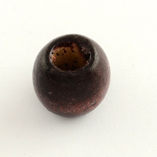 

PandaHall Dyed Natural Wood Beads, Barrel, Lead Free, Brown, 16x16~17mm, Hole: 8mm Wood Barrel Brown