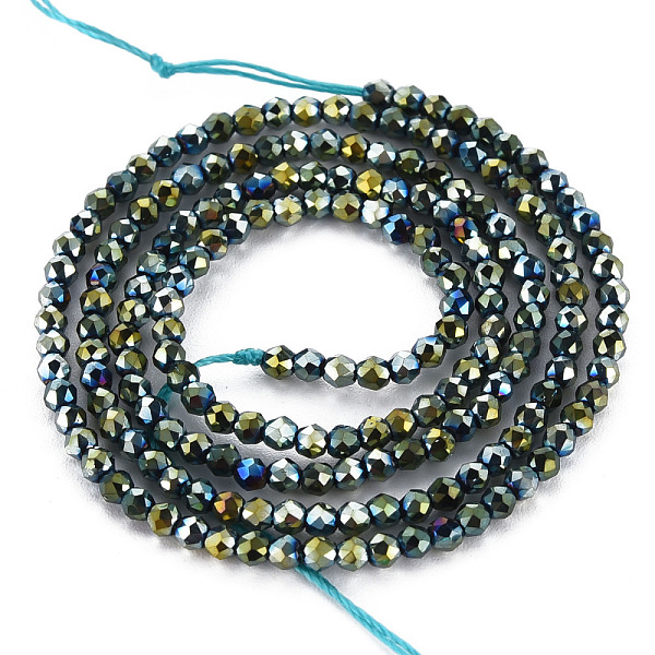 Electroplated Glass Beads Strands