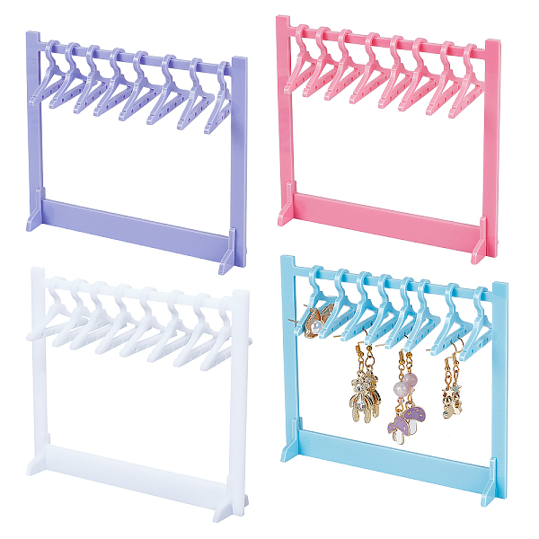 

PandaHall CHGCRAFT 44Pcs 4 Colors Acrylic Earring Rack Holder Earring Holder Organizer Earring Display Stand for Earrings Necklace Bracelet..., Multicolor