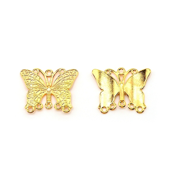 

PandaHall Alloy Chandelier Links, Butterfly, Golden, 28x35x3.5mm, Hole: 1.5~2mm Alloy Butterfly