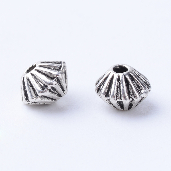 

PandaHall Tibetan Style Alloy Spacer Beads, Bicone, Cadmium Free & Nickel Free & Lead Free, Antique Silver, 5x4mm, Hole: 1mm, about...