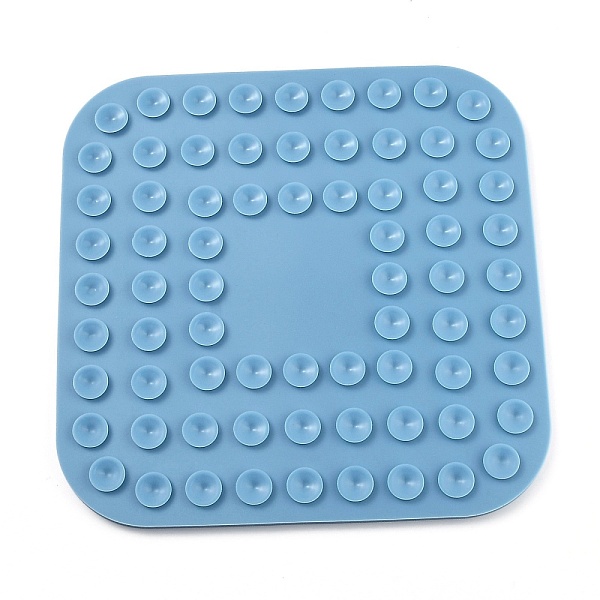 

PandaHall Silicone Dog Lick Mat, with Suction Cups, Slow Feeder Dog Bowls, for Dog Anxiety Relief, Square, Sky Blue, 210x210x7mm Silicone...