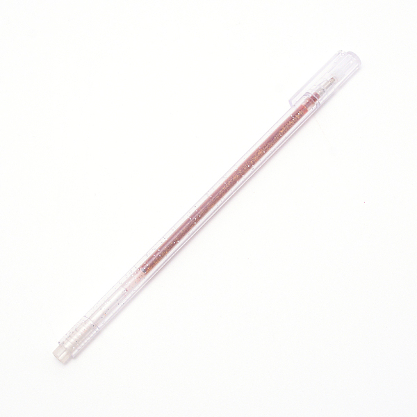 PandaHall Plastic Glisten Gel Pen, Office & School Supplies, Chocolate, 163x11x7.8mm Plastic Brown