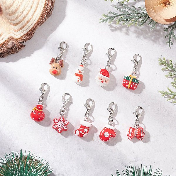 クリスマス樹脂ペンダント装飾