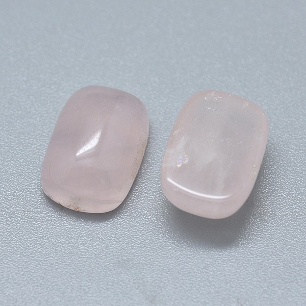 

PandaHall Natural Rose Quartz Cabochons, Rectangle, 14.5x9.5x6.5mm Rose Quartz Rectangle Pink