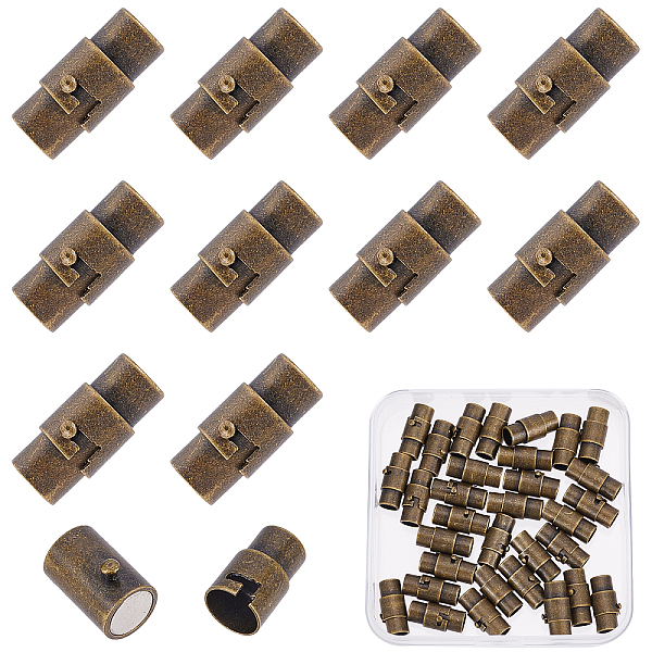 Sunnyclue 32 Sets Magnetische Rohrverschlüsse Aus Messing