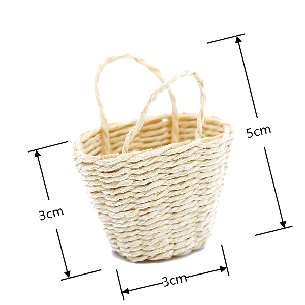 Mini-Rattan-Bambuskörbe