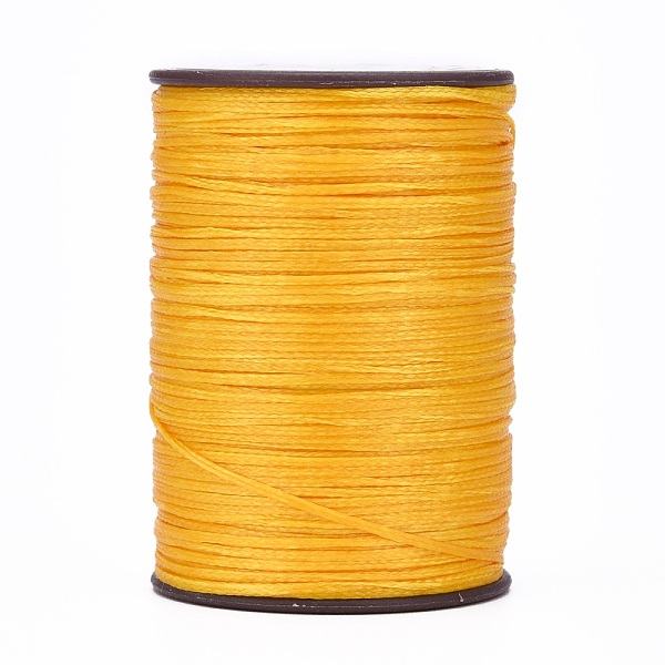

PandaHall Flat Waxed Thread String, Micro Macrame Cord, for Leather Sewing Stitching, Orange, 0.8mm, about 109.36 yards(100m)/roll Waxed...